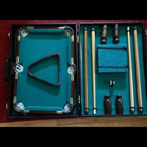 Vintage Portable Salesman Sample Pool Table